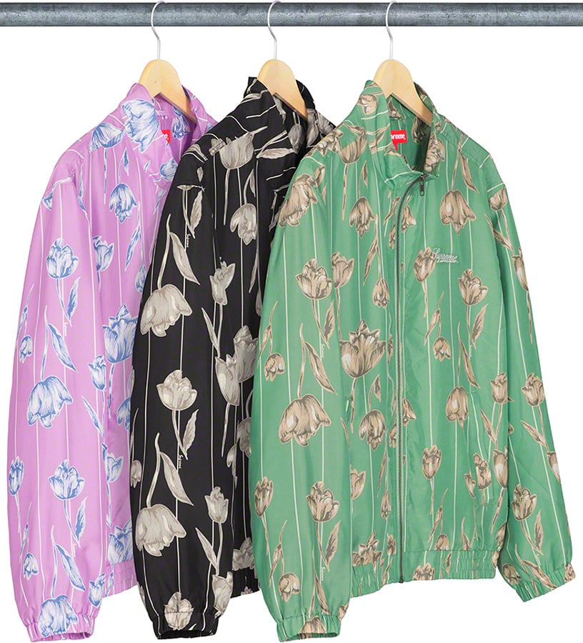 Supreme Floral Silk Track Jacket フローラル S