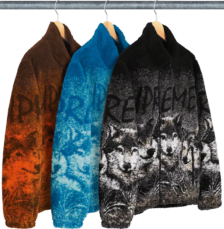 Wolf Fleece Jacket - spring summer 2019 - Supreme