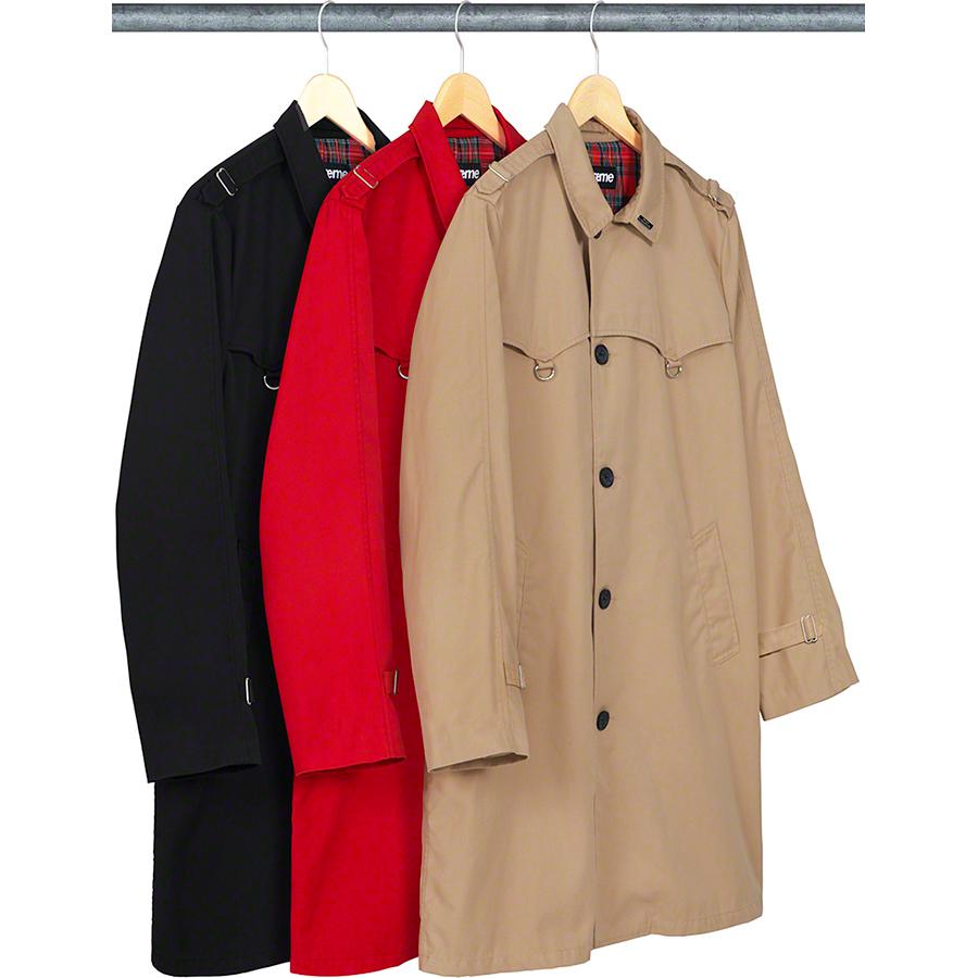 Supreme D-Ring Trench Coat released during spring summer 19 season