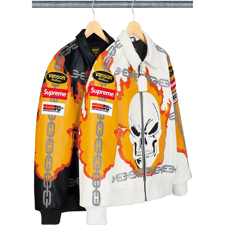 Supreme Supreme Vanson Leathers Ghost Rider© Jacket released during spring summer 19 season