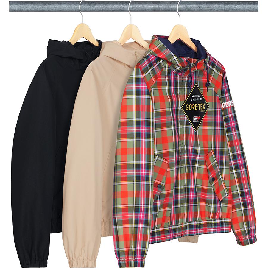 Details on GORE-TEX Hooded Harrington Jacket from spring summer
                                            2019 (Price is $348)