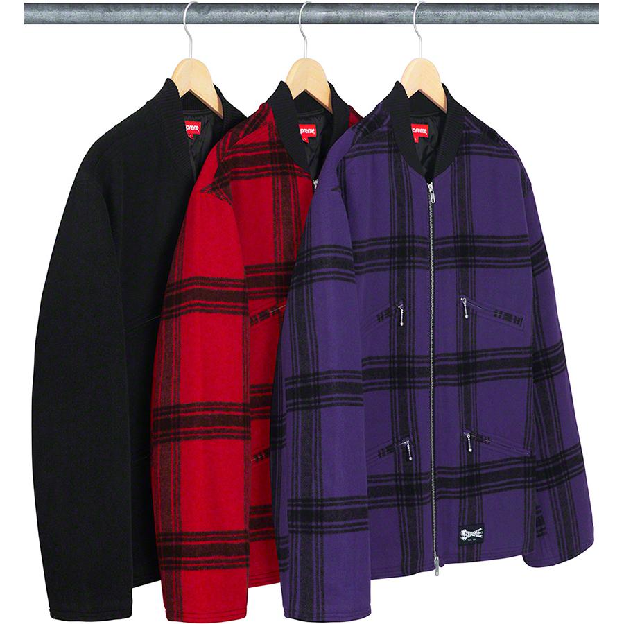 supreme zip car jacket