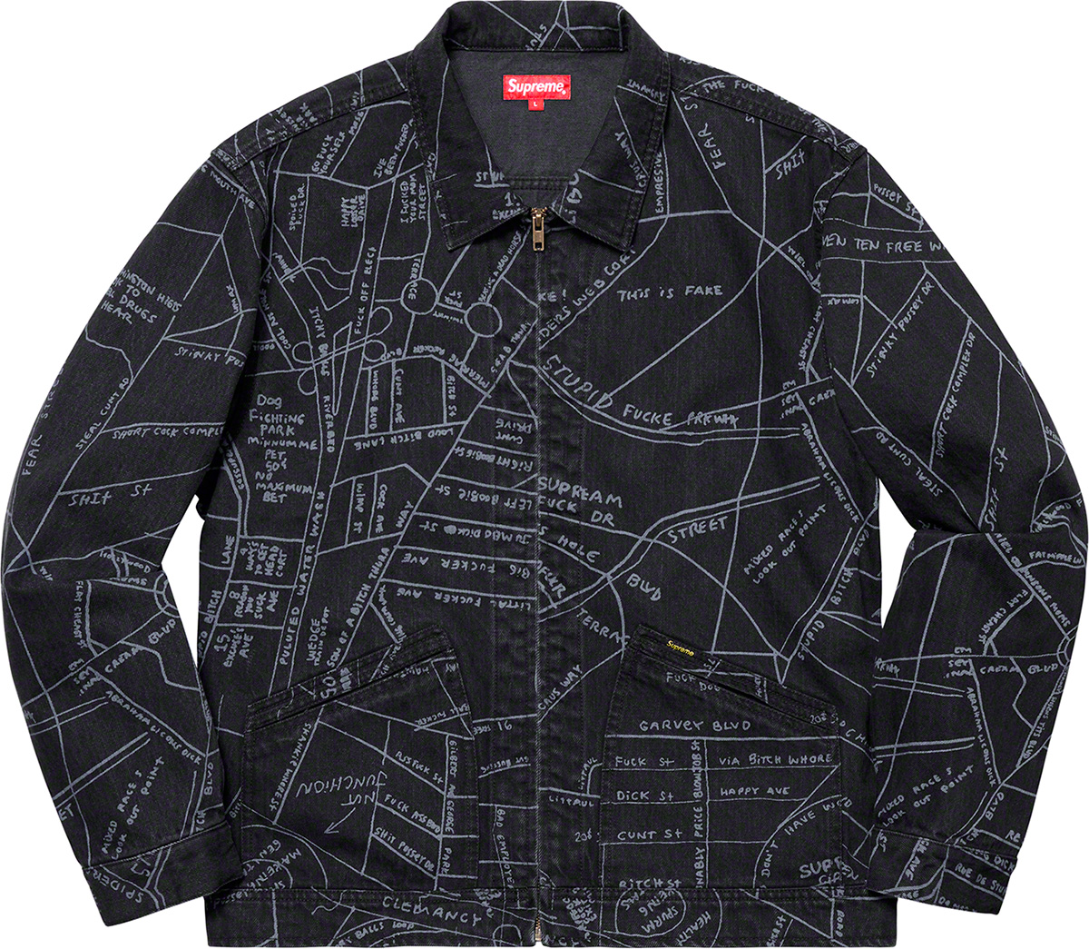 Supreme Gonz Map Work Jacket