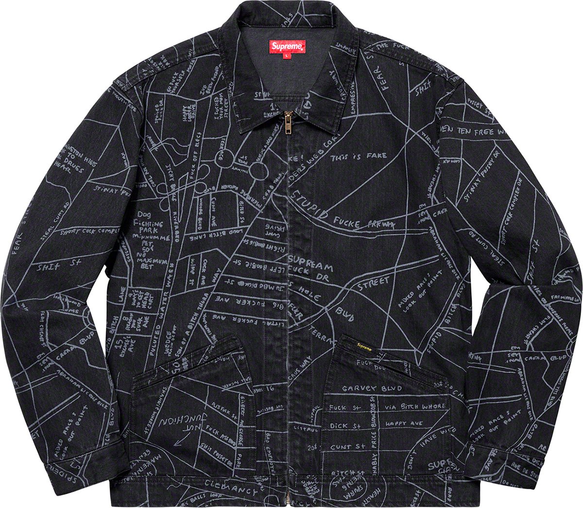 最終値下げ❗ supreme Gonz Map Work Jacket Jk-