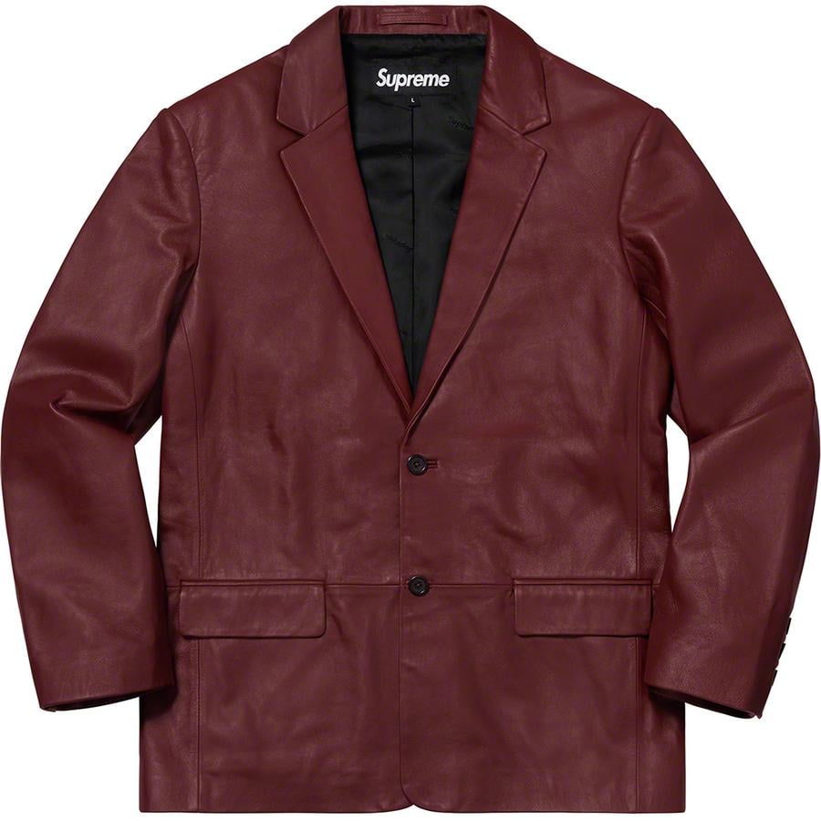 Details on Leather Blazer  from spring summer
                                                    2019 (Price is $568)