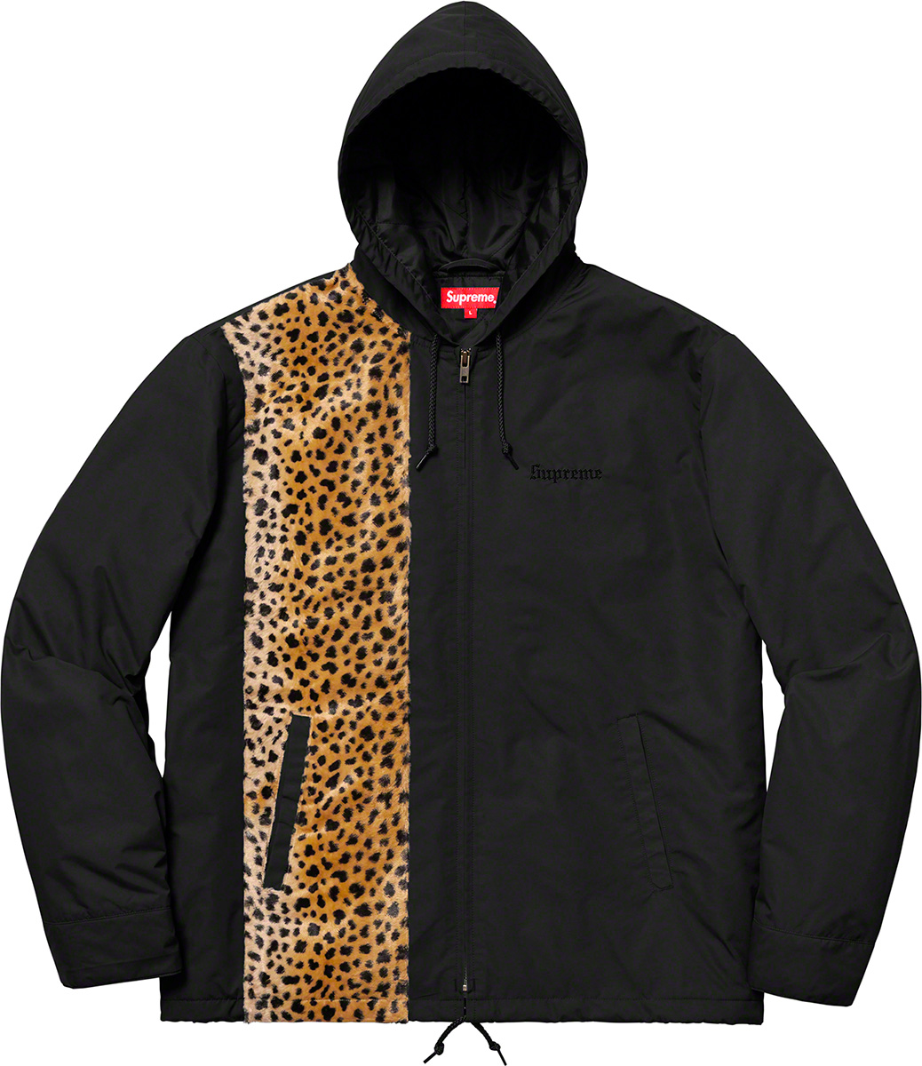 supreme Cheetah Hooded Station Jacket M - ナイロンジャケット