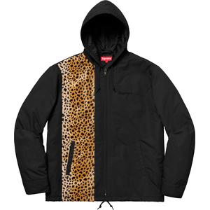 cheetah hooded station jacket