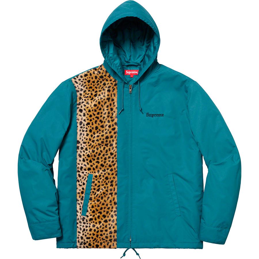 Details on Cheetah Hooded Station Jacket  from spring summer
                                                    2019 (Price is $198)