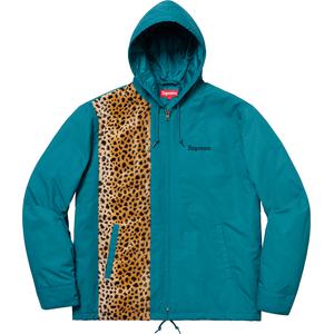 cheetah hooded station jacket