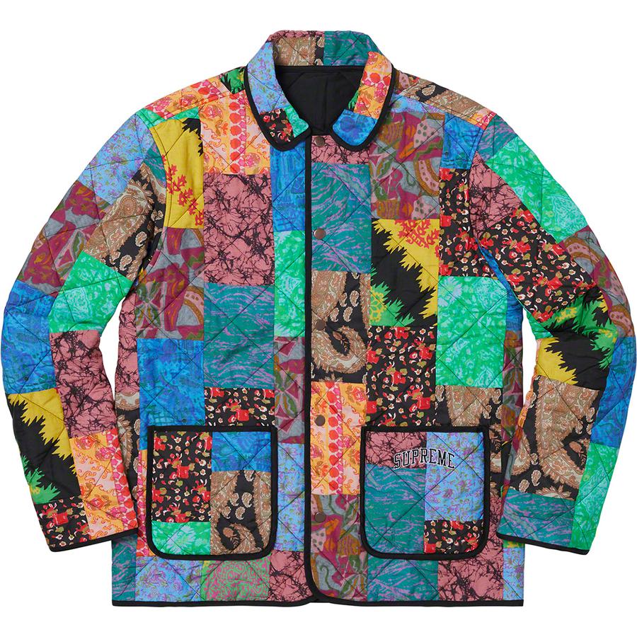 Supreme Reversible Patchwork Quilted Jacket released during spring summer 19 season
