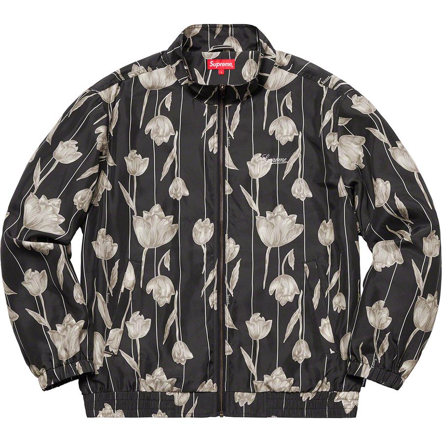 Details on Floral Silk Track Jacket  from spring summer
                                                    2019 (Price is $228)
