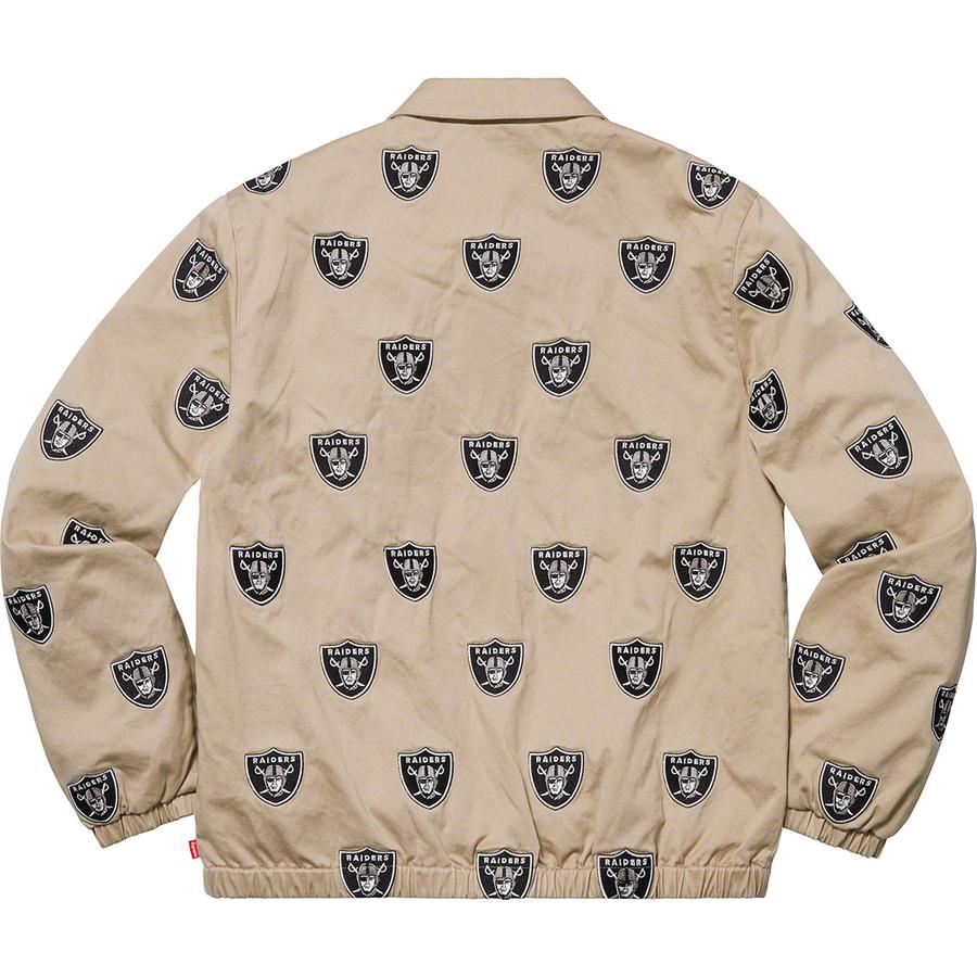 Details on Supreme NFL Raiders '47 Embroidered Harrington Jacket  from spring summer
                                                    2019 (Price is $298)