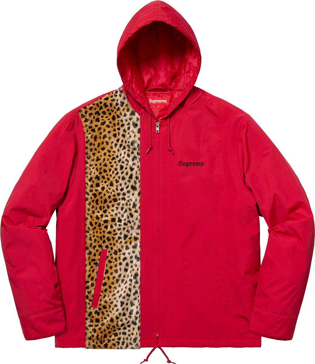 Cheetah Hooded Station Jacket - Supreme Community