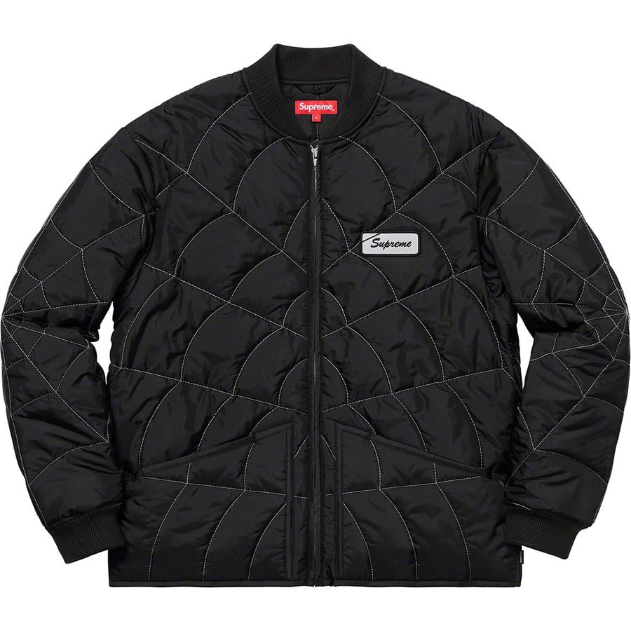 Details on Spider Web Quilted Work Jacket  from spring summer
                                                    2019 (Price is $218)