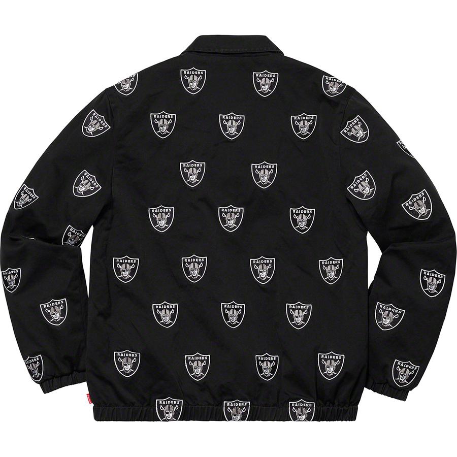 Details on Supreme NFL Raiders '47 Embroidered Harrington Jacket  from spring summer
                                                    2019 (Price is $298)