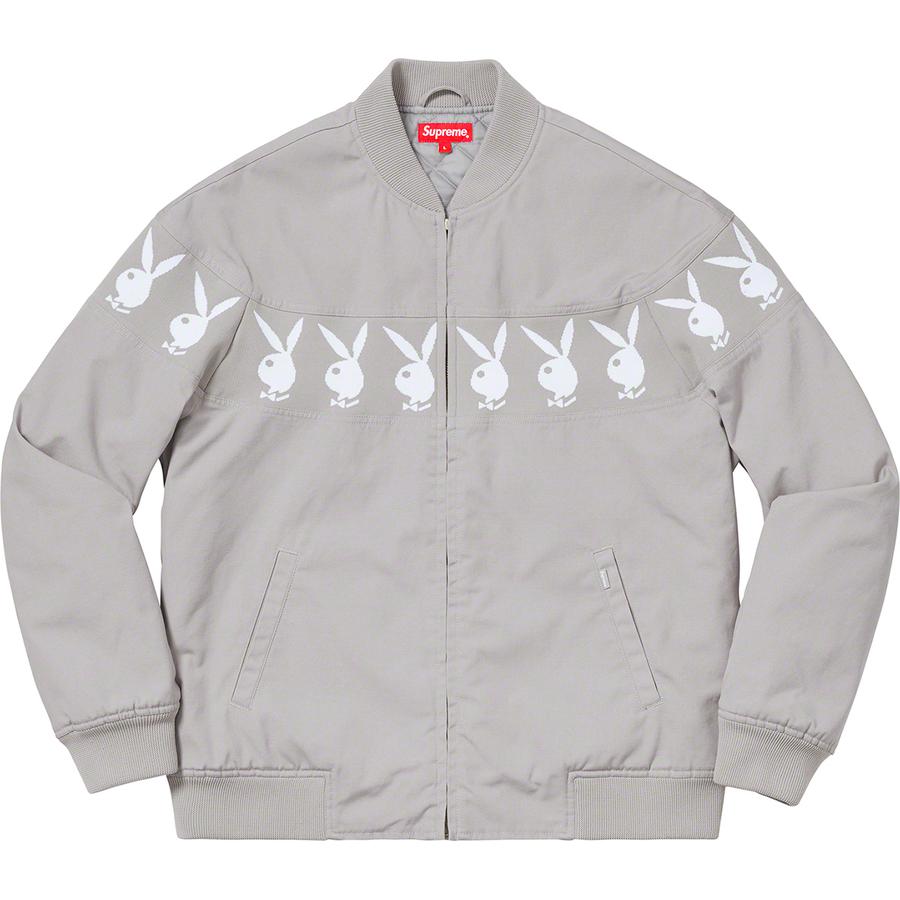 Details on Supreme Playboy© Crew Jacket  from spring summer 2019 (Price is $238)