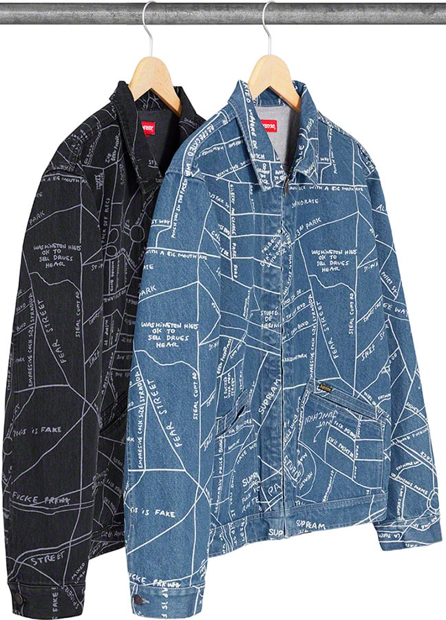 Supreme Gonz Map Work Jacket