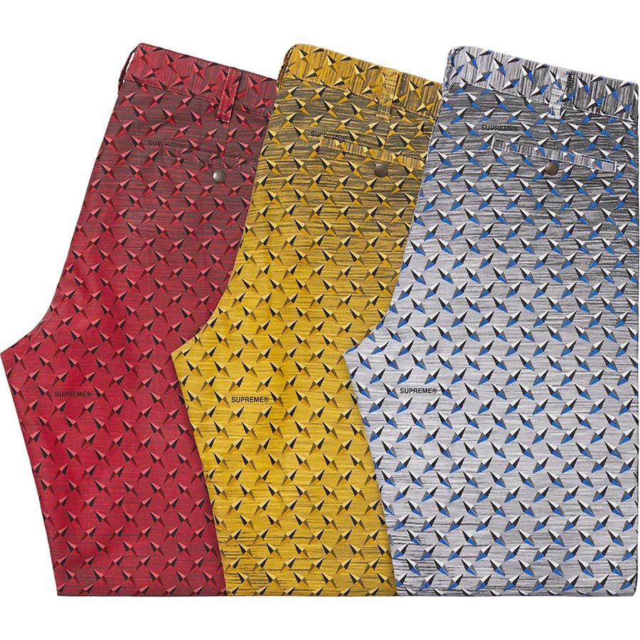 Supreme Diamond Plate Double Knee Work Pant released during spring summer 19 season