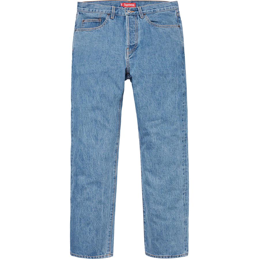 Supreme Stone Washed Slim Jean released during spring summer 19 season