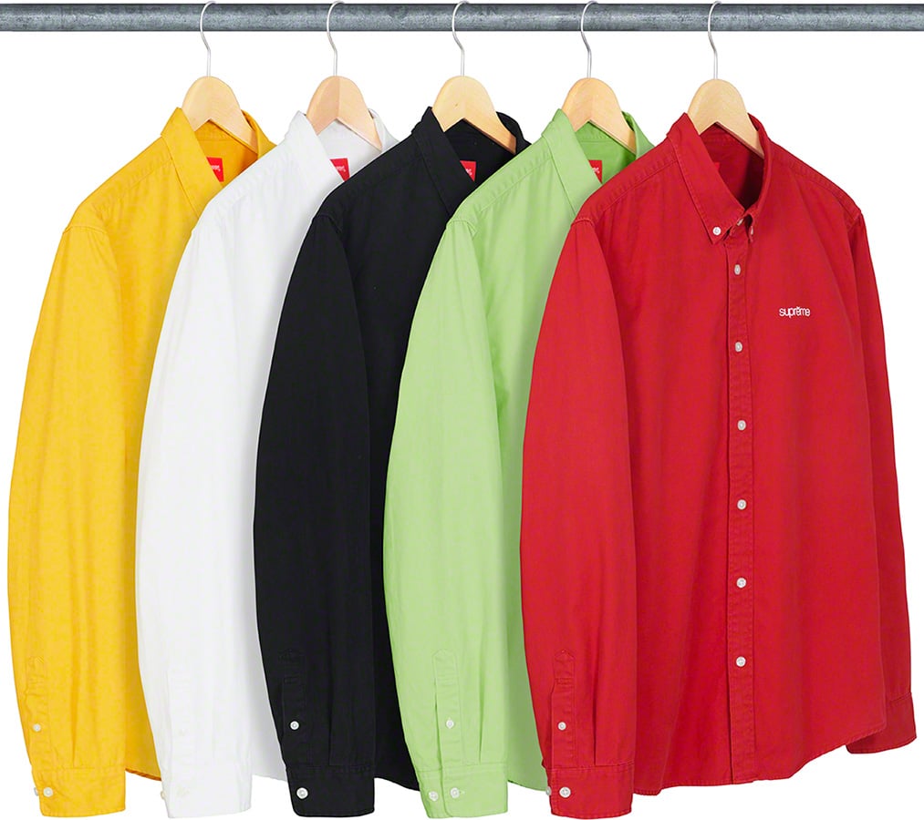 Supreme  Washed Twill Shirt 2019SS