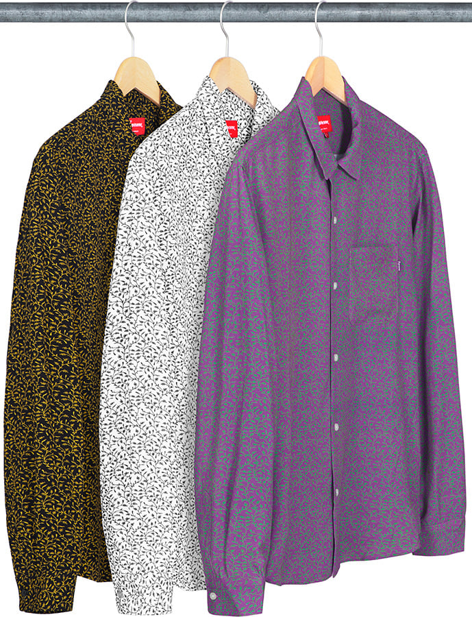 Vines Rayon Shirt - spring summer 2019 - Supreme