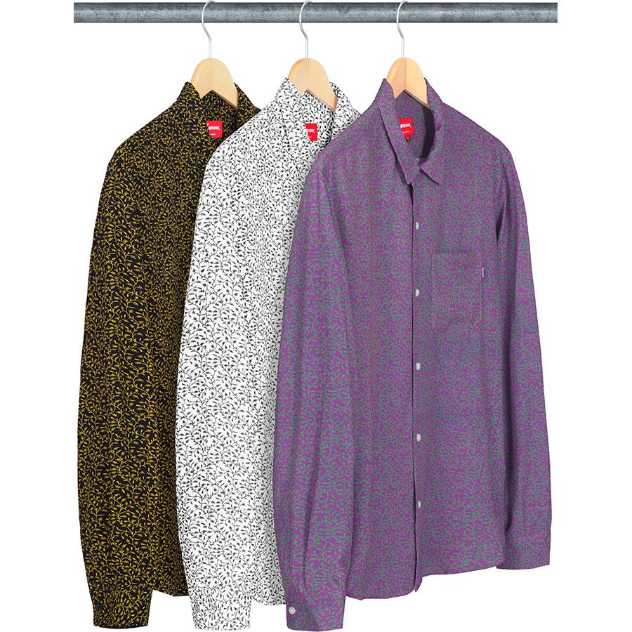 Supreme Vines Rayon Shirt for spring summer 19 season