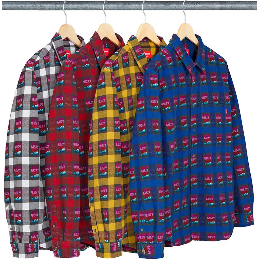 Supreme Rose Buffalo Plaid Shirt releasing on Week 0 for spring summer 2019