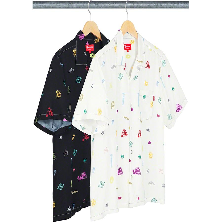 Supreme Deep Space Rayon S S Shirt for spring summer 19 season