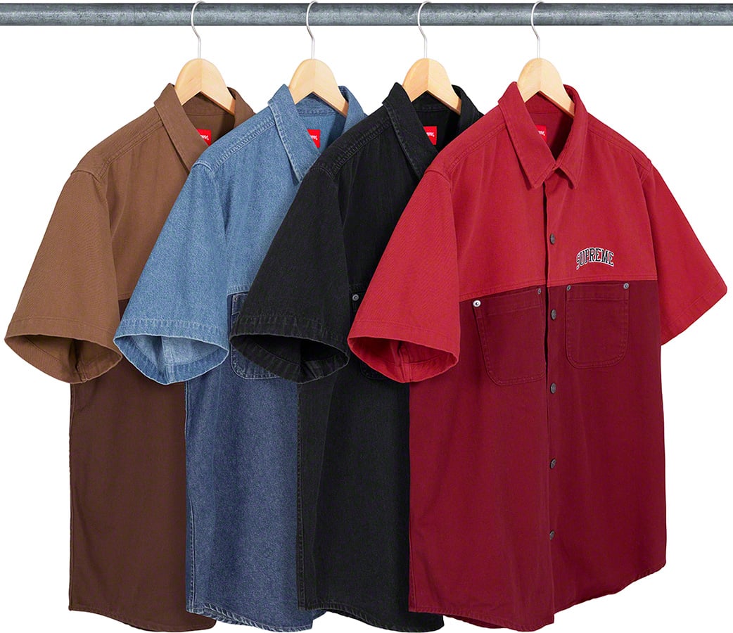 2-Tone Denim S S Shirt - spring summer 2019 - Supreme