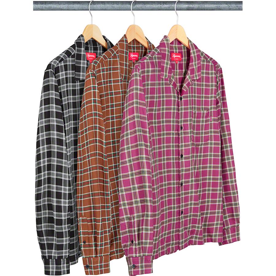 Supreme Plaid Rayon Shirt releasing on Week 13 for spring summer 2019