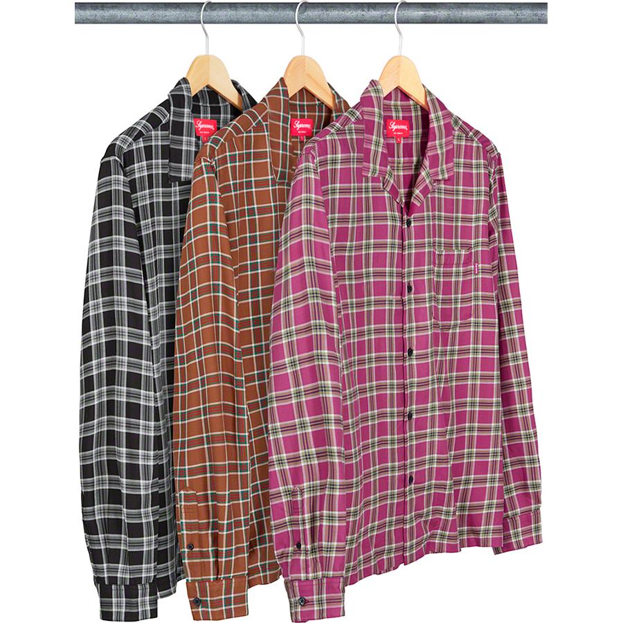 Details on Plaid Rayon Shirt from spring summer
                                            2019 (Price is $138)