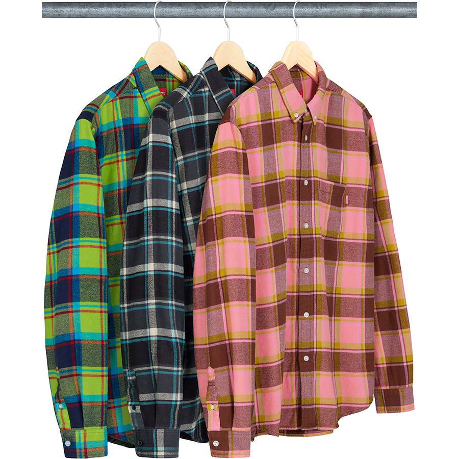 Supreme Plaid Flannel Shirt releasing on Week 3 for spring summer 2019