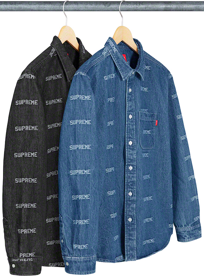 Logo Denim Shirt - spring summer 2019 - Supreme