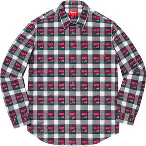 supreme rose buffalo plaid shirt