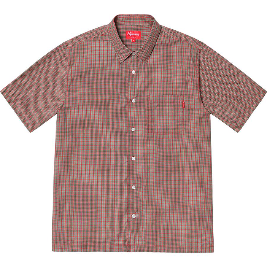 Details on Plaid S S Shirt  from spring summer
                                                    2019 (Price is $128)