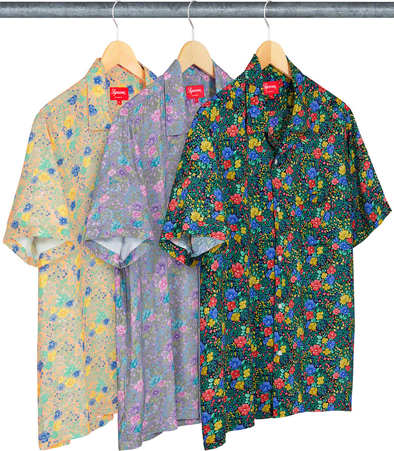 Supreme  Floral Rayon S/S Shirt Mサイズ