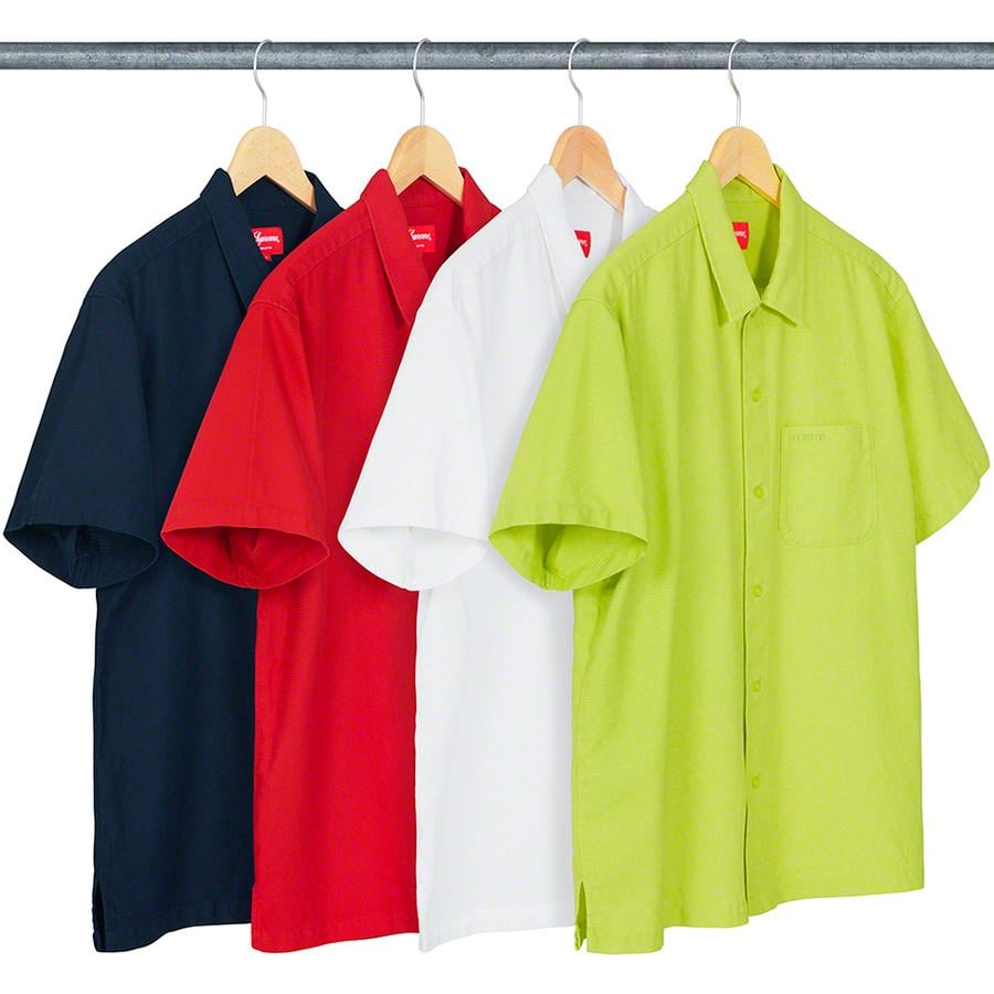 Supreme Pinhole S S Shirt released during spring summer 19 season