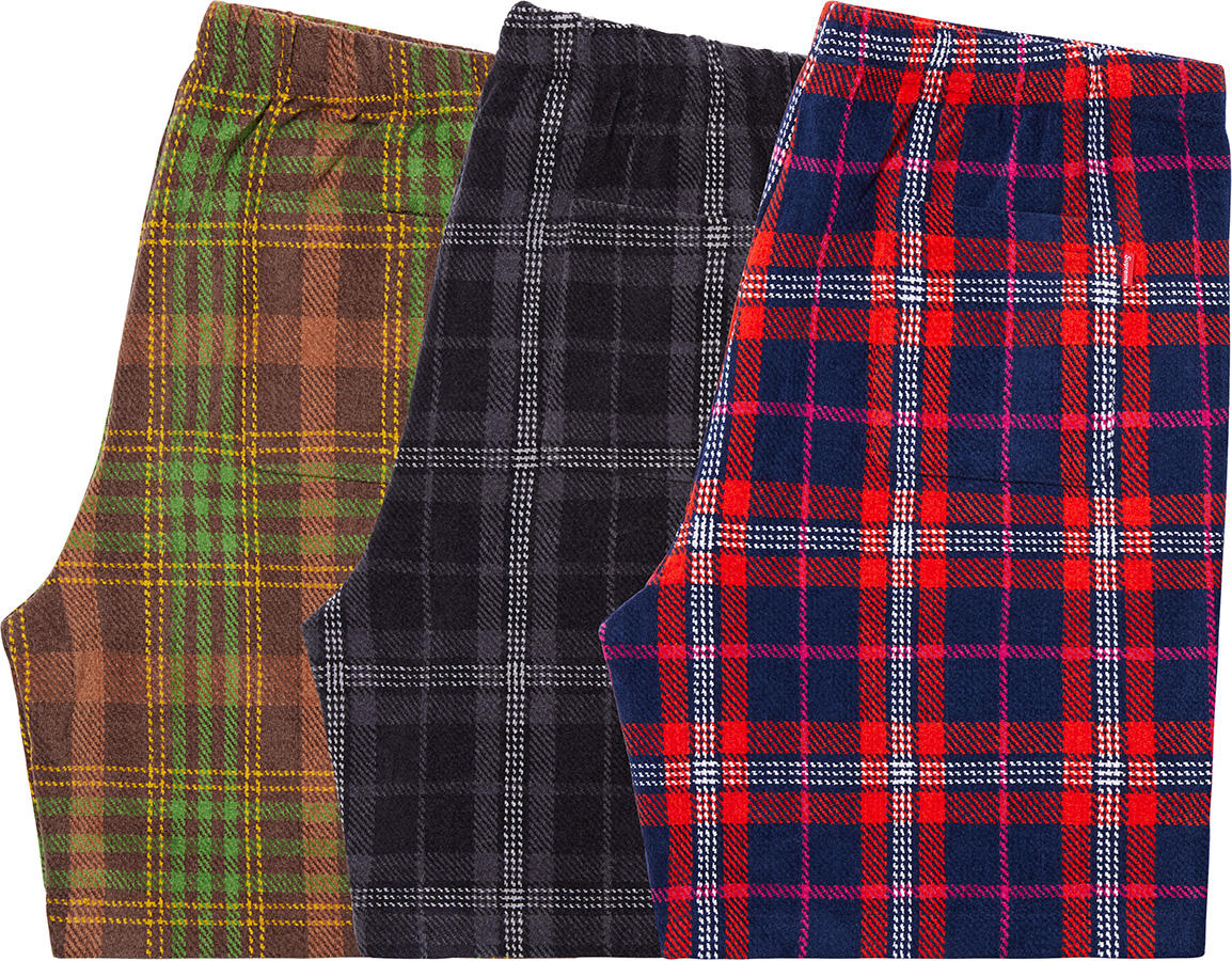 Plaid Velour Short - spring summer 2019 - Supreme