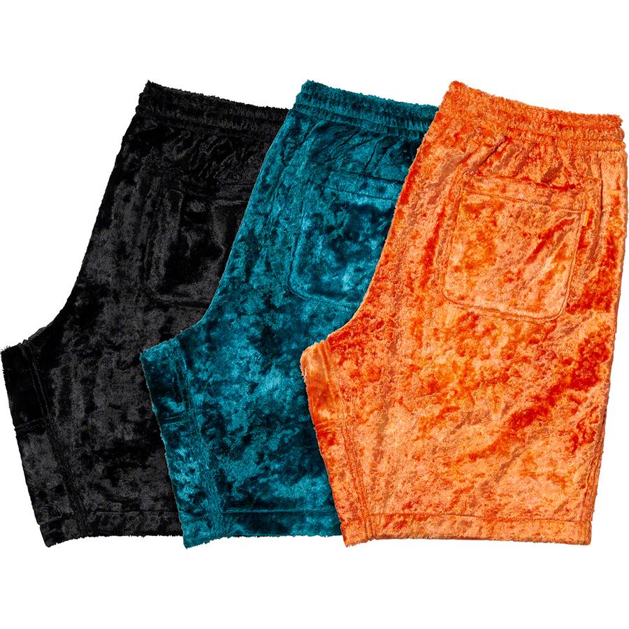 Supreme Fuzzy Pile Short released during spring summer 19 season