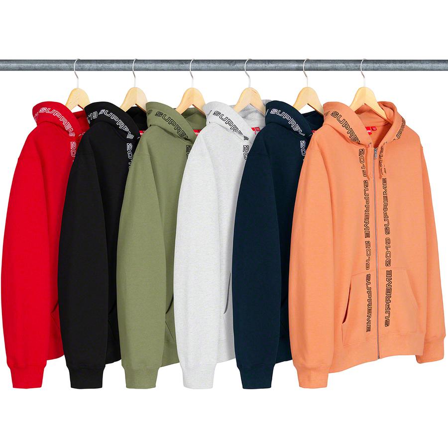 Topline Zip Up Sweatshirt   spring summer    Supreme