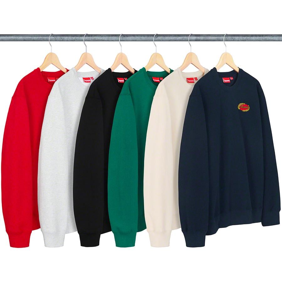 Supreme Chain Logo Crewneck for spring summer 19 season