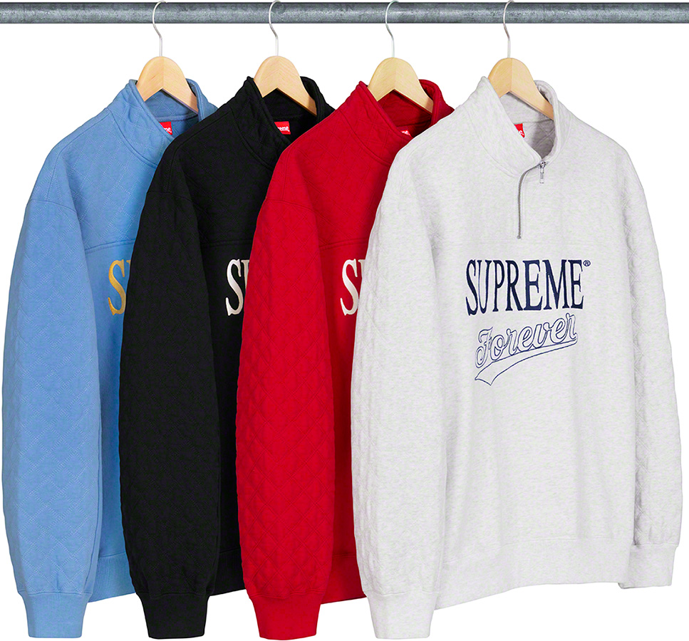 supreme quarter zip jacket