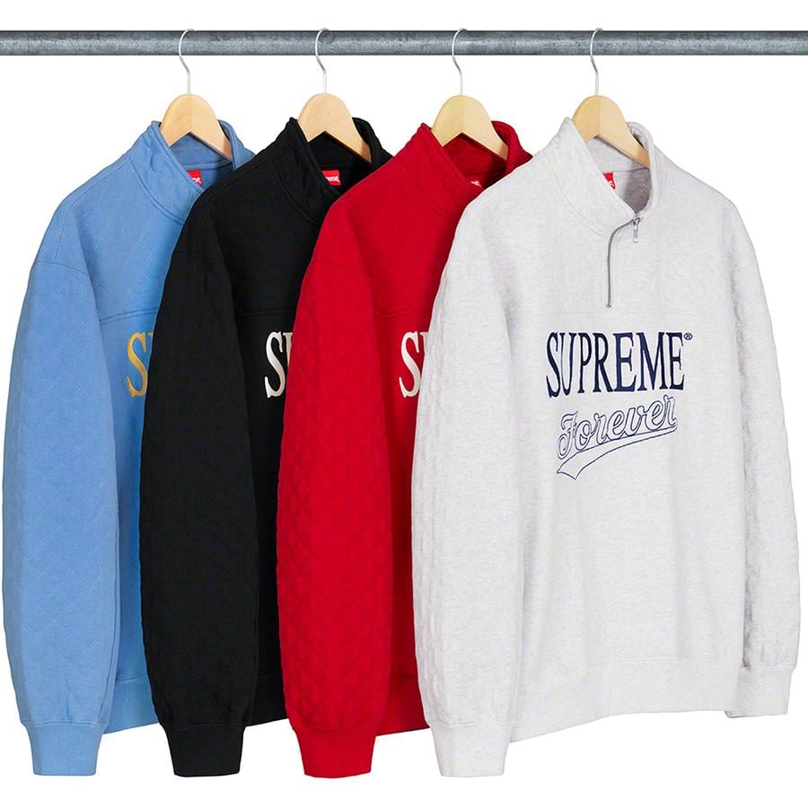 Supreme Forever Half Zip Sweatshirt for spring summer 19 season