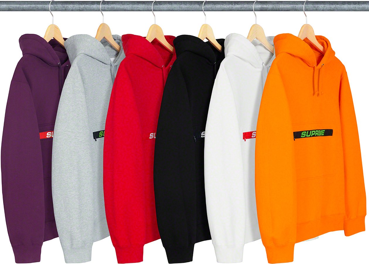 Zip Pouch Hooded Sweatshirt