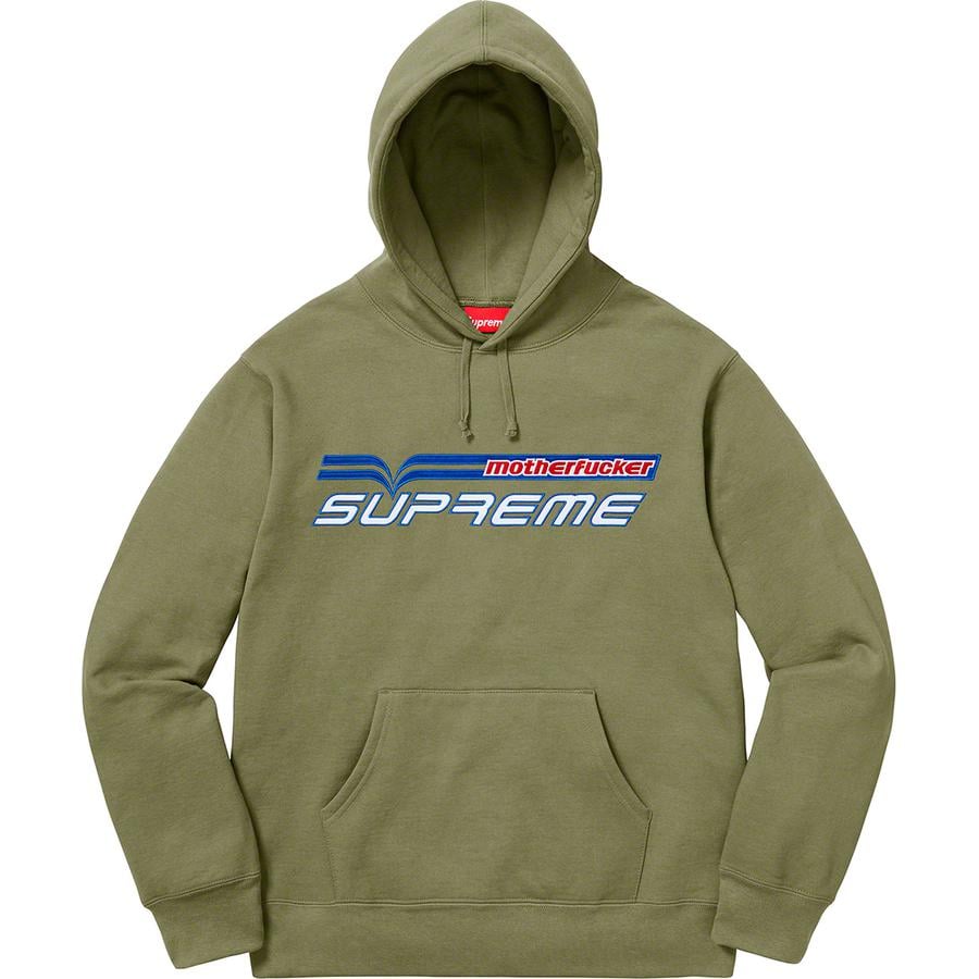 Details on Motherfucker Hooded Sweatshirt  from spring summer 2019 (Price is $158)