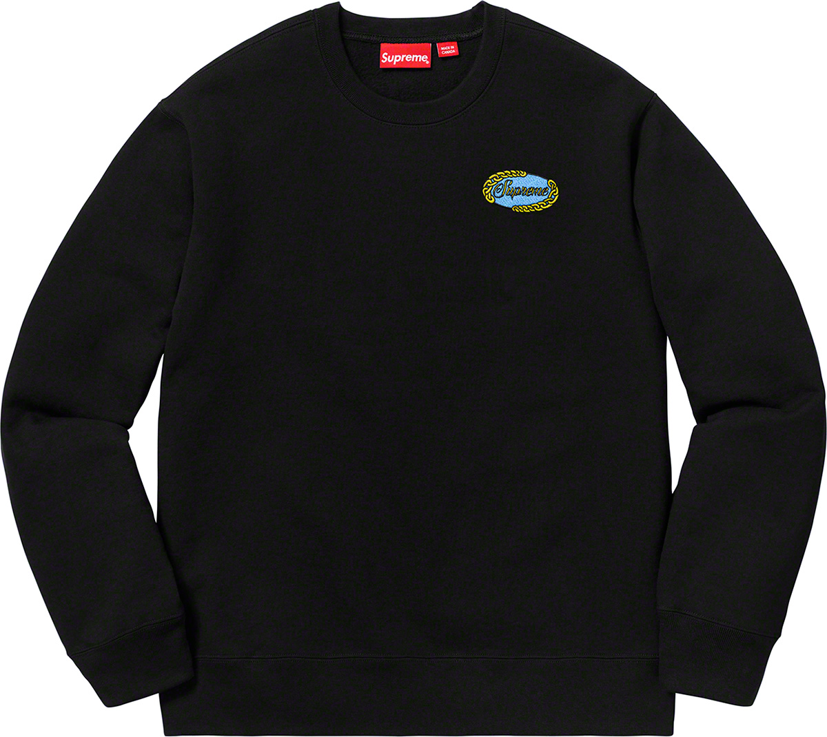 Chain Logo Crewneck - spring summer 2019 - Supreme