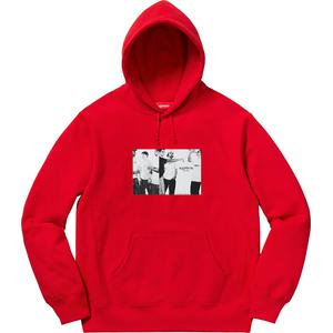 supreme classic ad hooded sweatshirt black