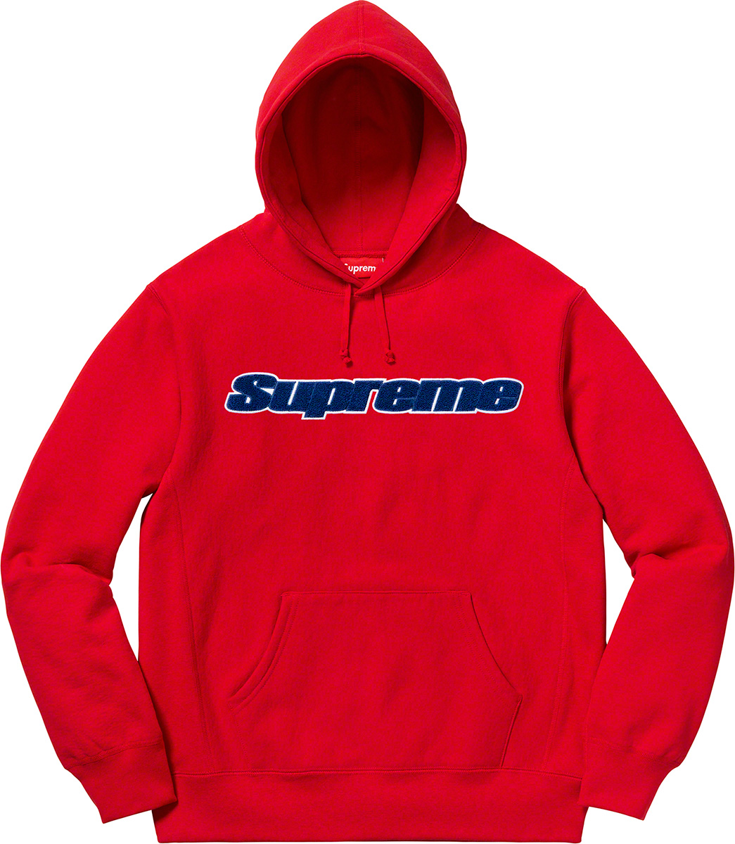 Chenille Hooded Sweatshirt - spring summer 2019 - Supreme