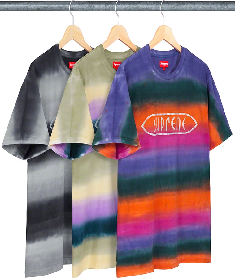 supreme Rainbow Stripe Tee XL