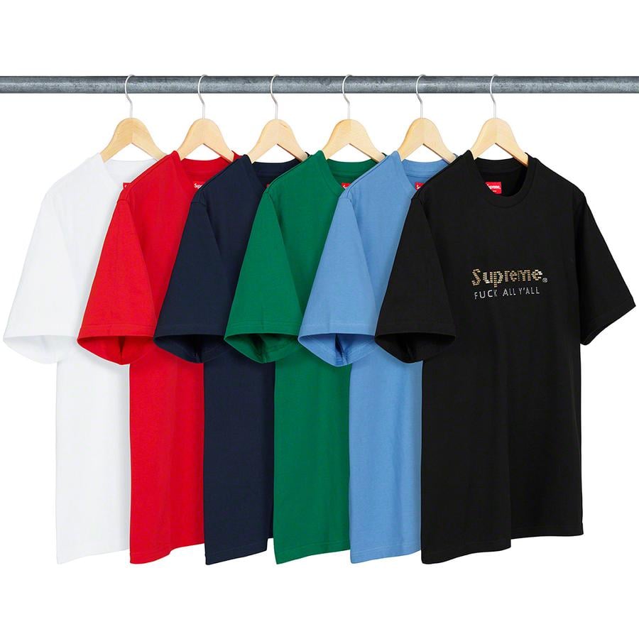 Supreme Gold Bars Tee for spring summer 19 season